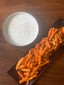 HEALTHY SWEET POTATO FRIES + SAUCE