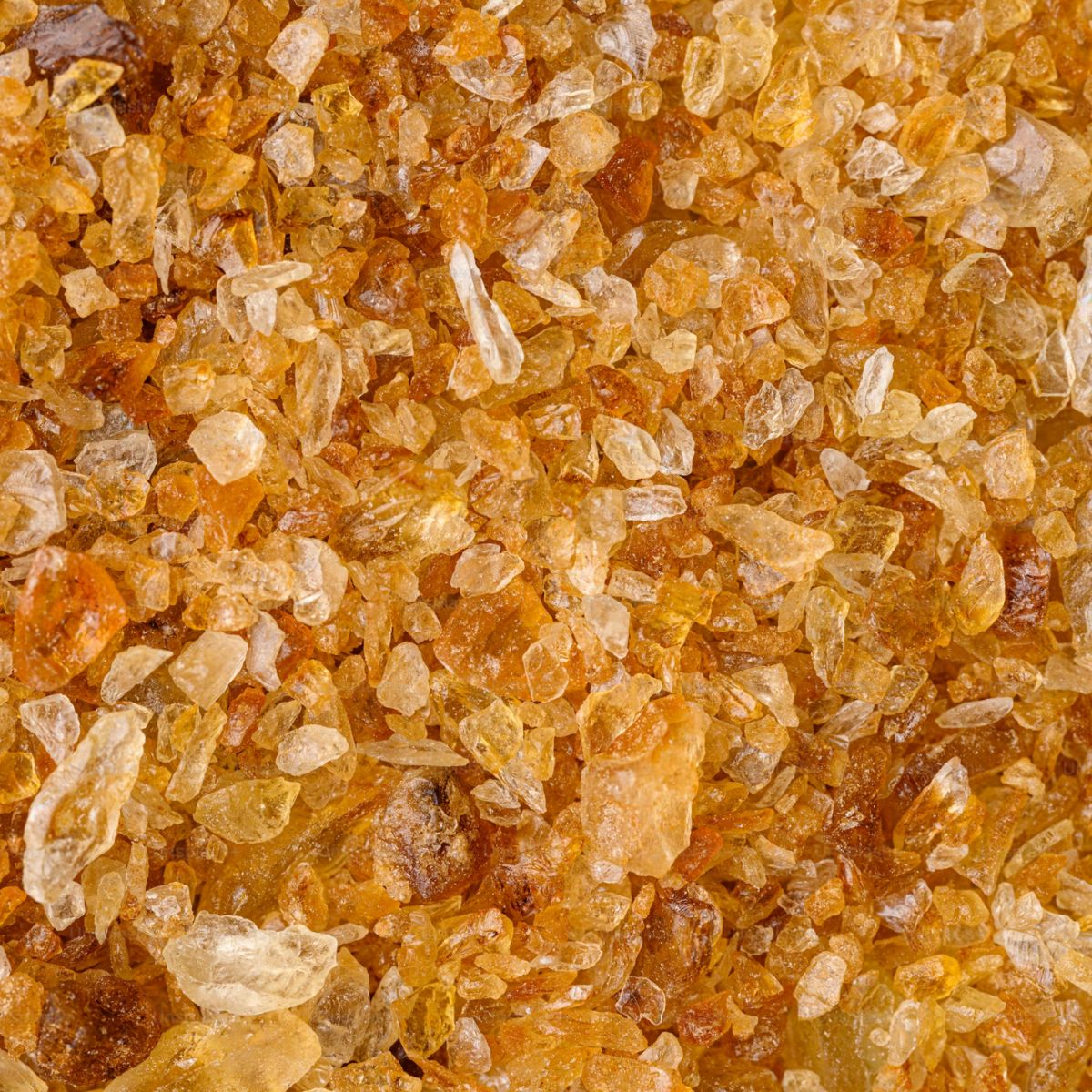 Brown sugar a natural humectant, used to help moisturize the skin in a holistic bathing ritual.
