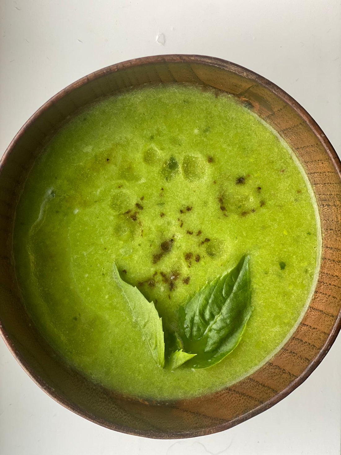 Chilled Green Vegetable Soup