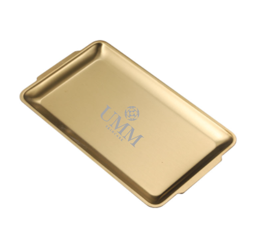 PRO Golden Tray for in-room display