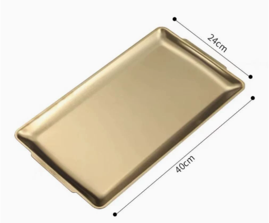 PRO Golden Tray for in-room display